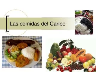 las comidas del caribe