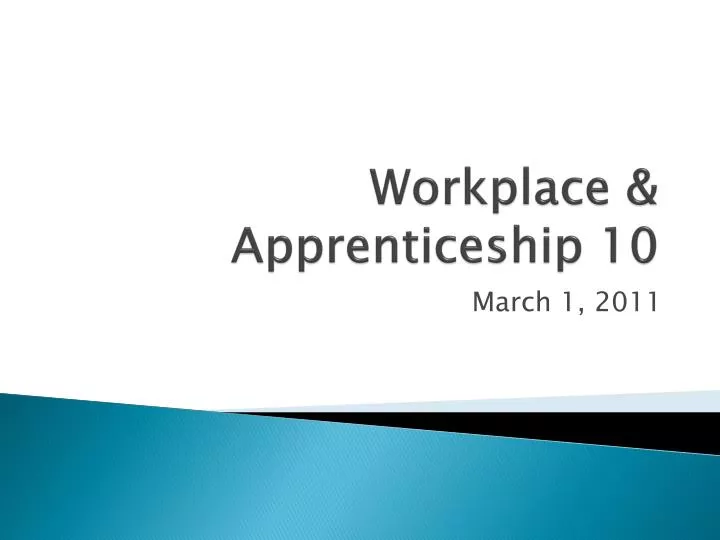 workplace apprenticeship 10