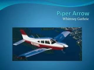 Piper Arrow