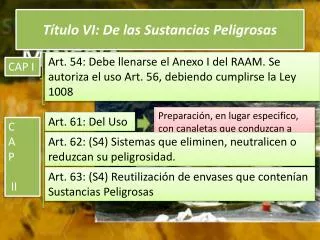 t tulo vi de las sustancias peligrosas