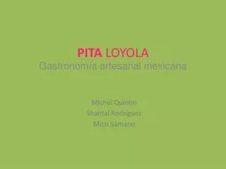 pita loyola