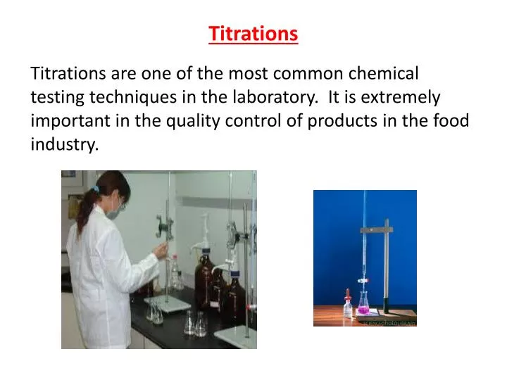 titrations