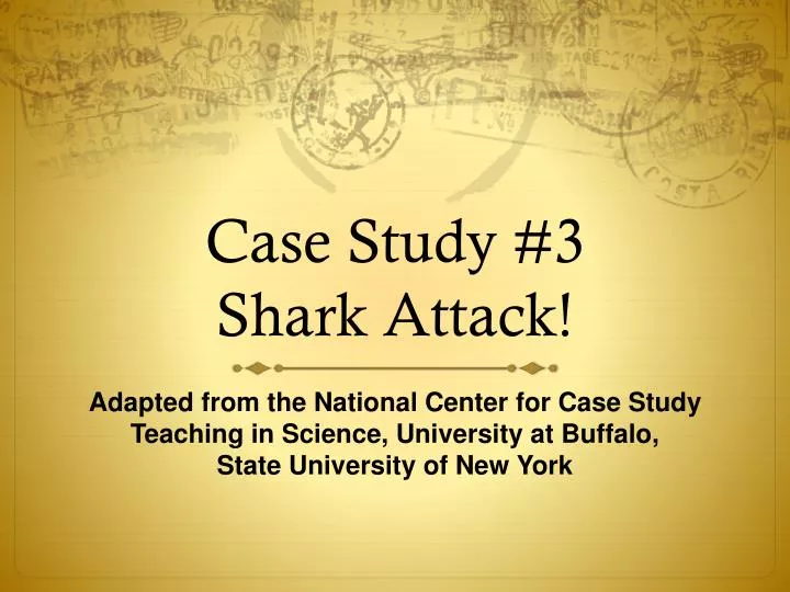 case study 3 shark attack