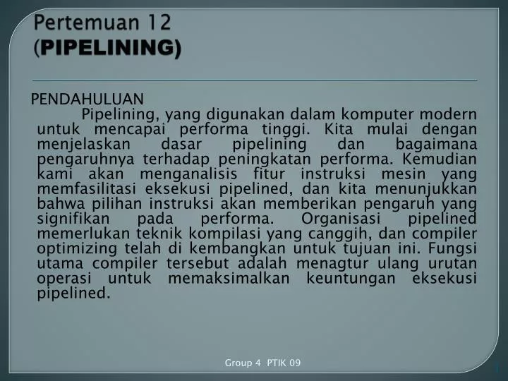 pertemuan 12 pipelining