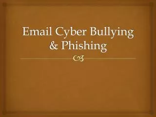 email cyber bullying phishing