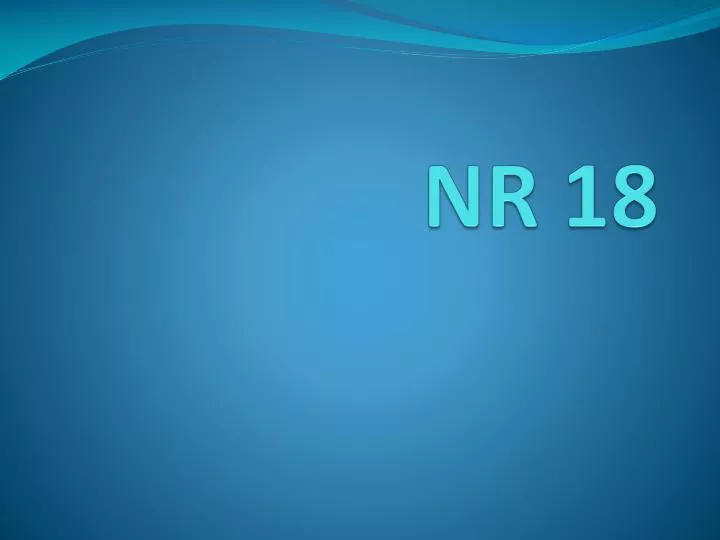 nr 18