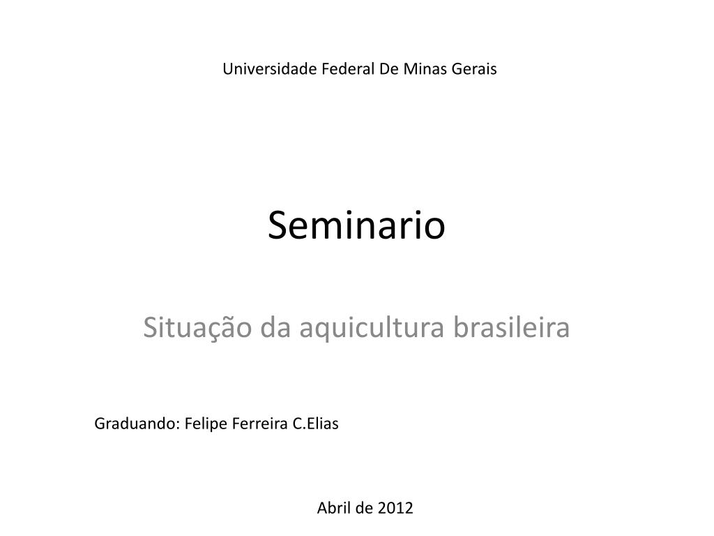 PPT - Seminario PowerPoint Presentation, free download - ID:1925899