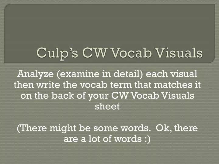 culp s cw vocab visuals