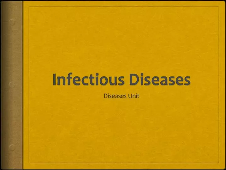 infectious diseases
