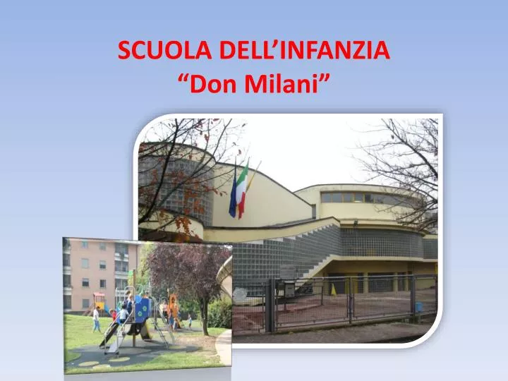 scuola dell infanzia don milani