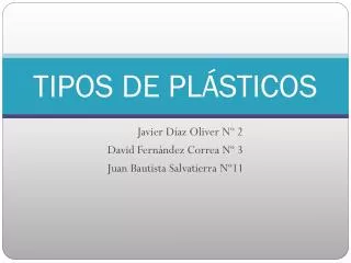 tipos de pl sticos