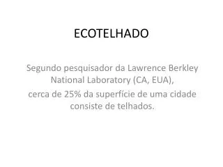 ecotelhado