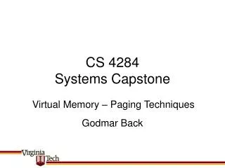 CS 4284 Systems Capstone