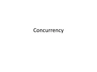 Concurrency