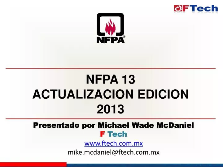 nfpa 13 actualizacion edicion 2013
