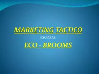 marketing tactico