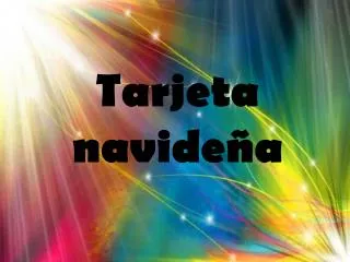 tarjeta navide a
