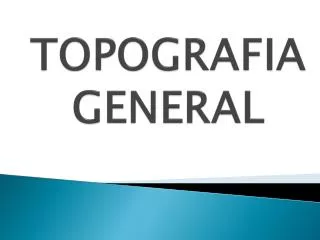 topografia general