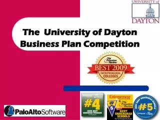 The University of Dayton Business Plan Competition