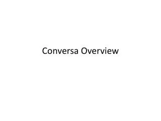 Conversa Overview