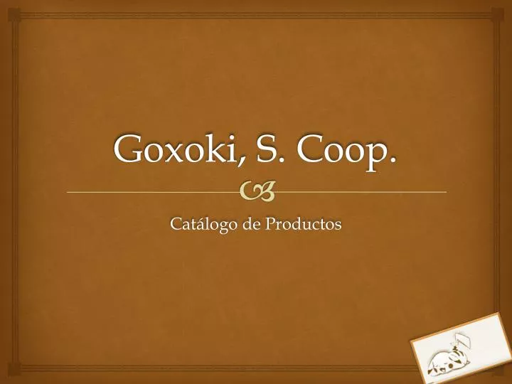 goxoki s coop