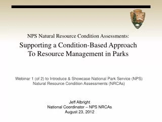 NPS Natural Resource Condition Assessments: