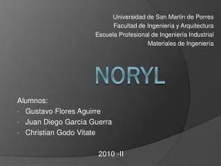 NORYL