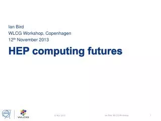 hep computing futures