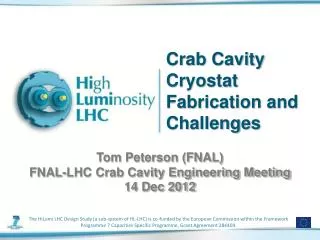 Crab Cavity Cryostat Fabrication and Challenges