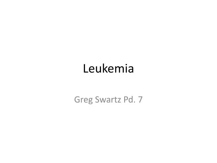 leukemia