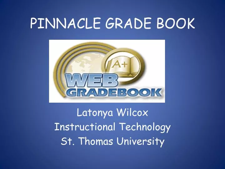pinnacle grade book