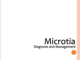 Microtia