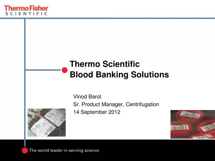 thermo scientific blood banking solutions