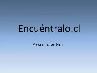 encu ntralo cl