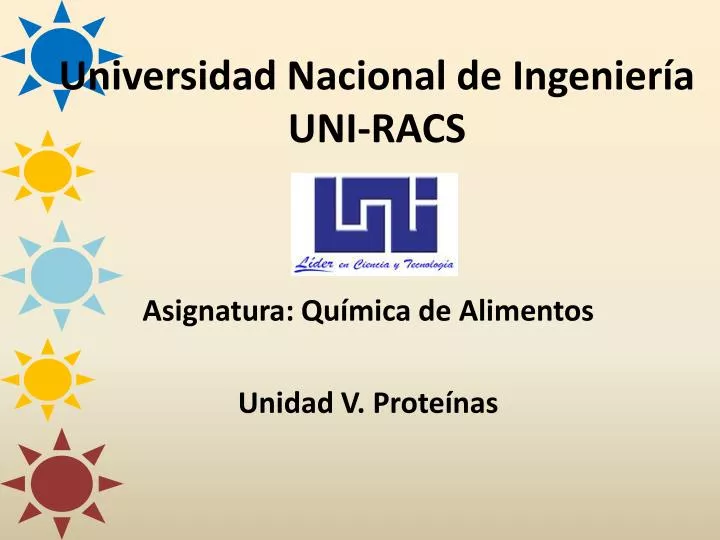 universidad nacional de ingenier a uni racs