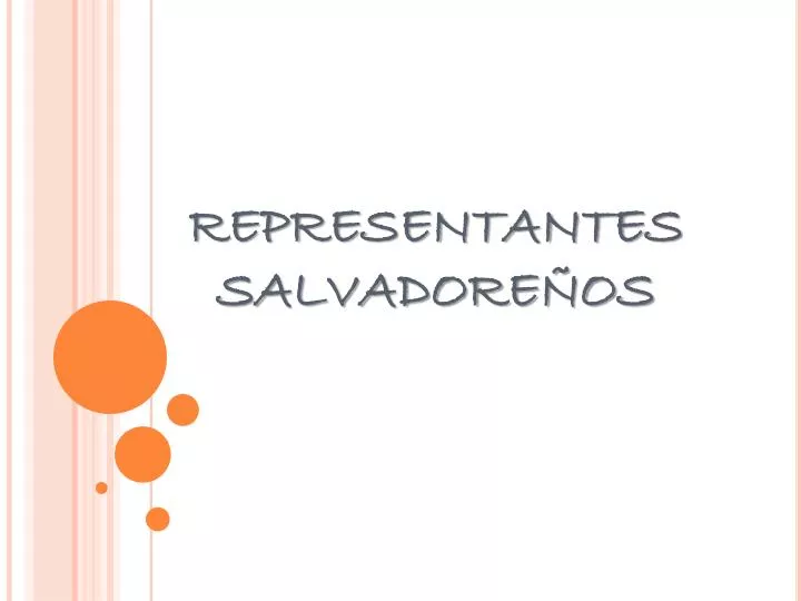 representantes salvadore os