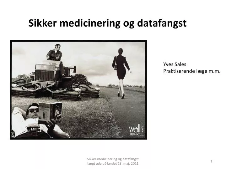 sikker medicinering og datafangst