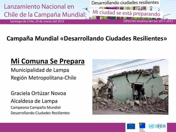 campa a mundial desarrollando ciudades resilientes