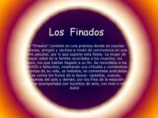 los finados