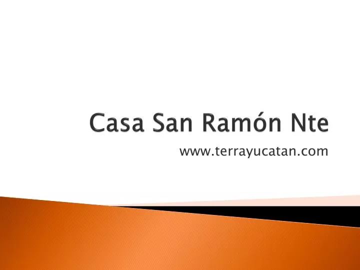 casa san ram n nte