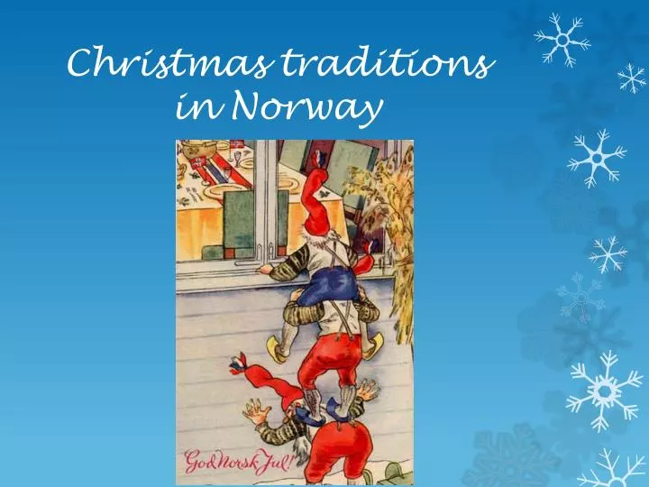 christmas traditions in norway