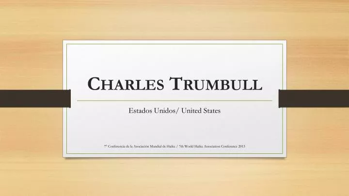 charles trumbull