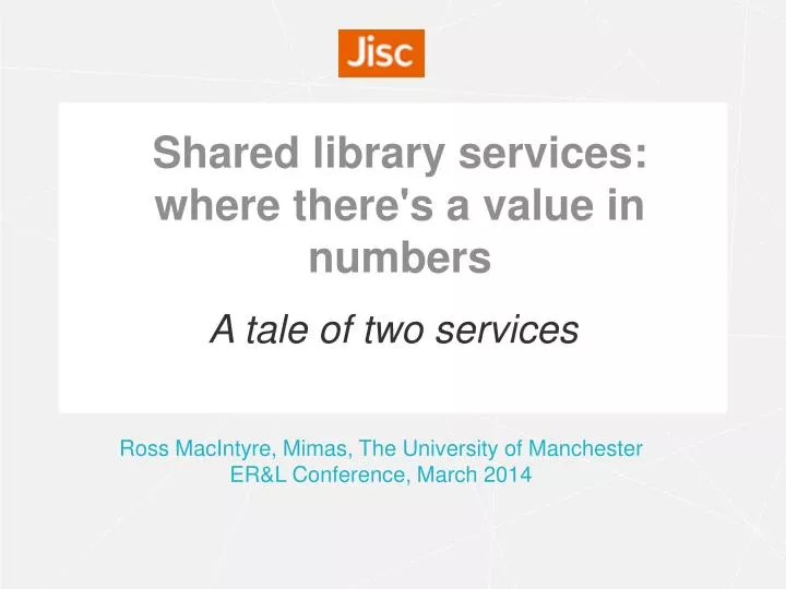 shared library services where there s a value in numbers