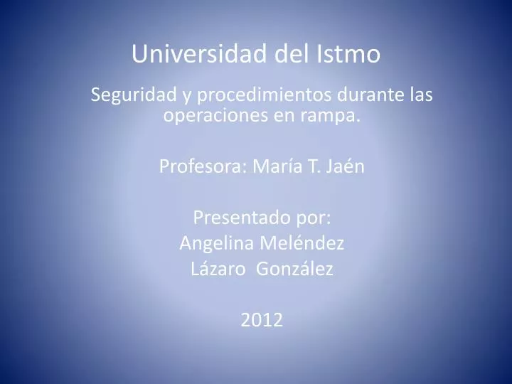 universidad del istmo