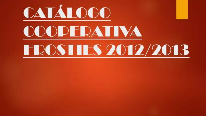 cat logo cooperativa frosties 2012 2013