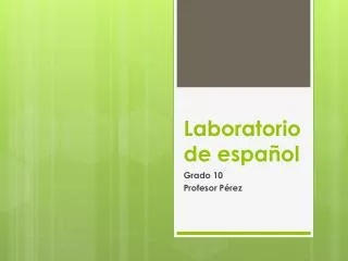 laboratorio de espa ol