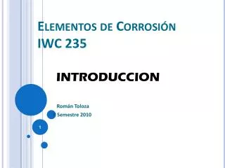 elementos de corrosi n iwc 235