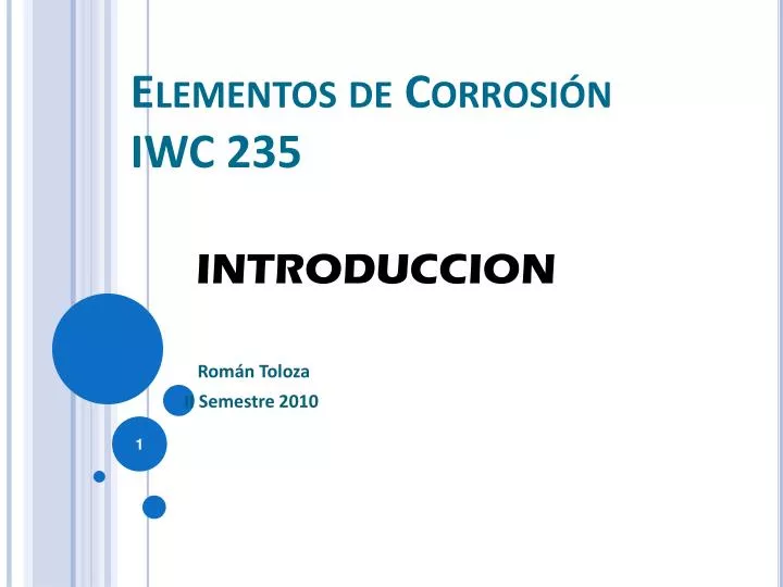 elementos de corrosi n iwc 235