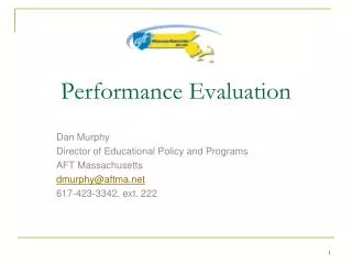 performance evaluation