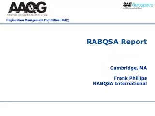 RABQSA Report